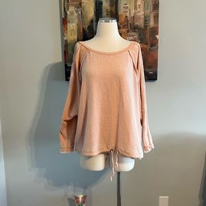 OCEAN DRIVE Pink Long Sleeve Blouse
